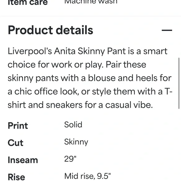 Liverpool olive green jeggings size 6 - Picture 7 of 7